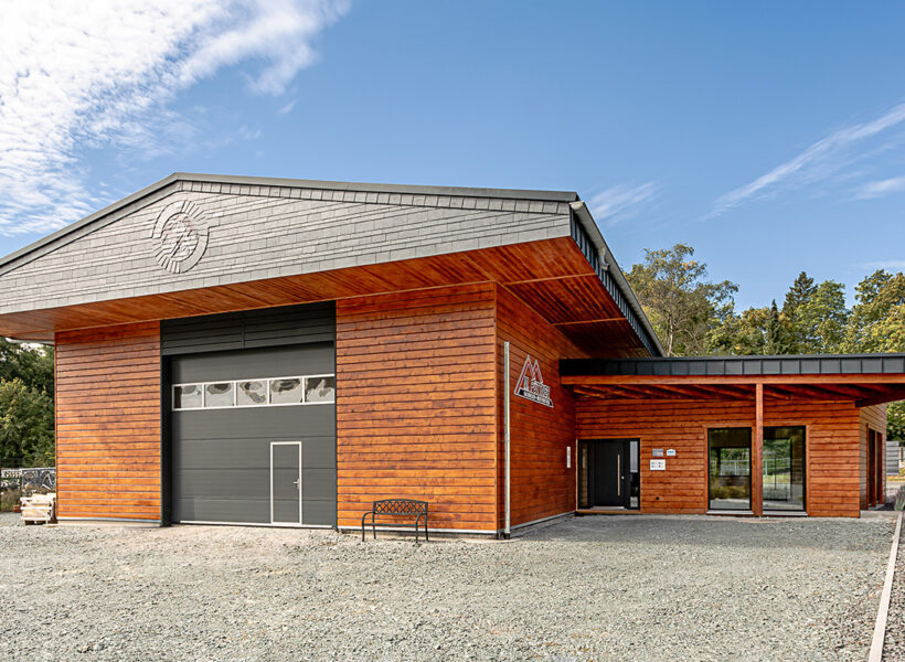 Halle en bois en Allemagne