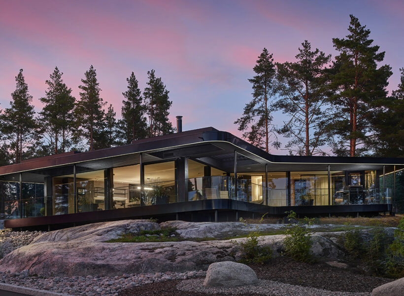 Maison individuelle en bois massif Wing en Finlande