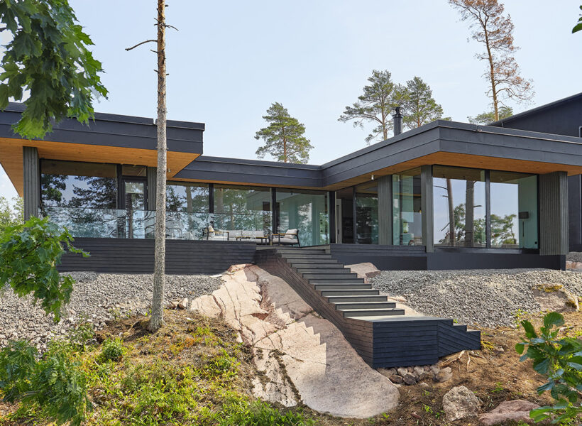 Maison bois Cabin Havsstrand