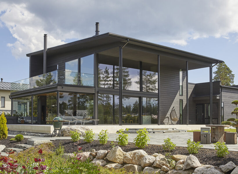 Maison moderne en bois massif Casa Inkinen