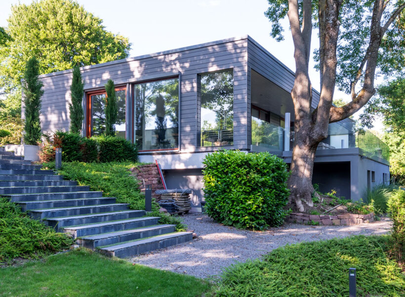 Maison en bois massif en Allemagne