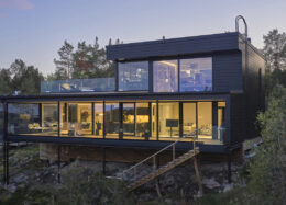 Maison bois massif individuelle en Finlande