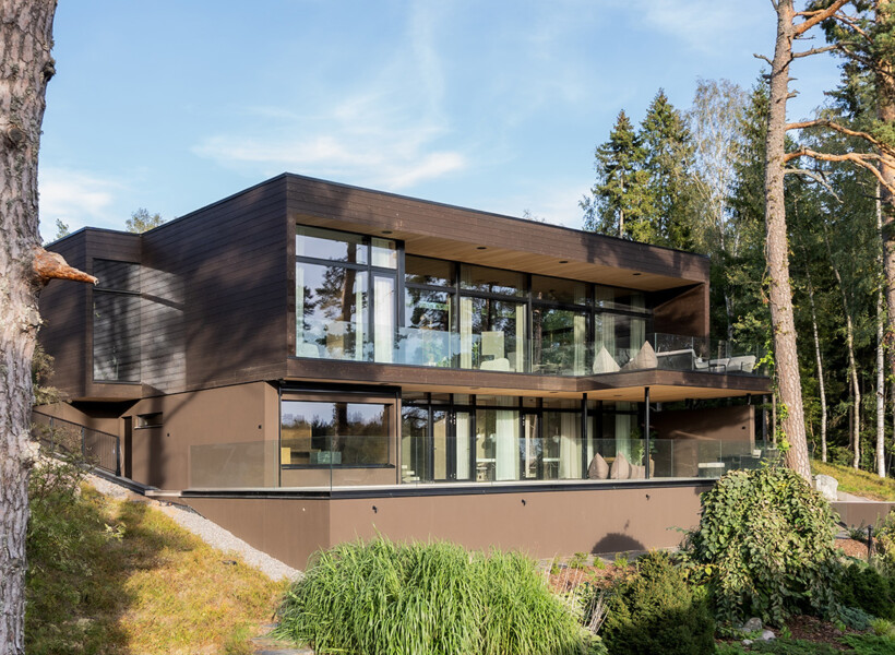 Maison en bois de bien-être