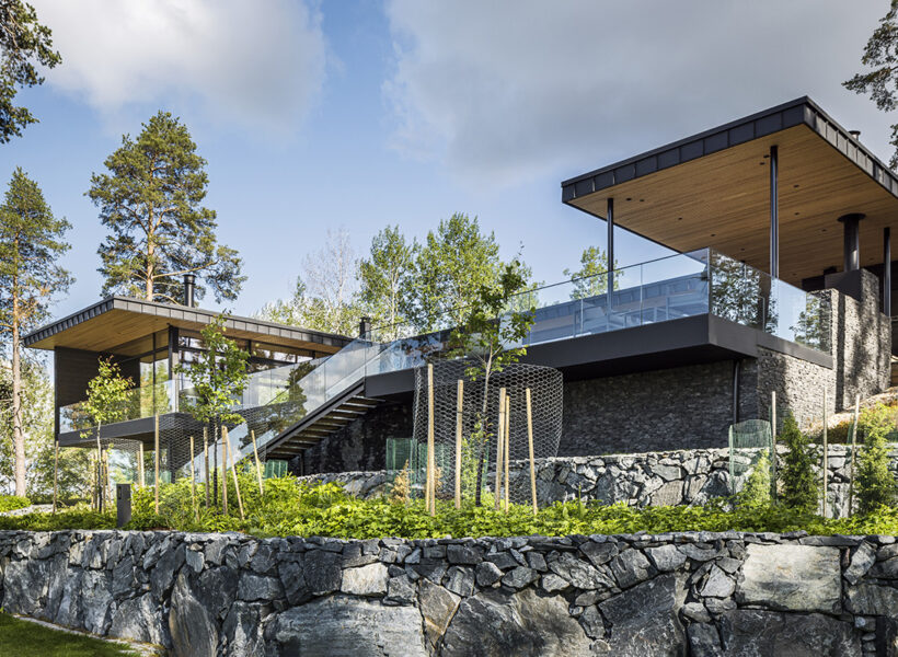 Maison P, maison moderne en bois massif