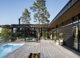 Maison P, maison moderne en bois massif