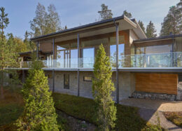 Maison en bois massif en Finlande