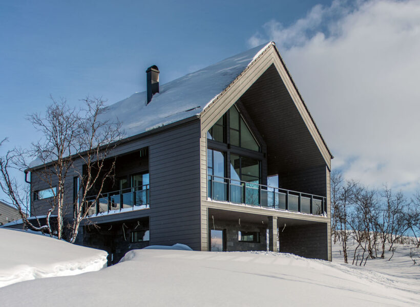Maison bois moderne Villa Kilpisjärvi