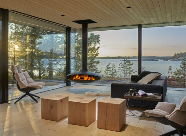 Villa Kivi – ein modernes Holzhaus in Finnland – Innenansicht
