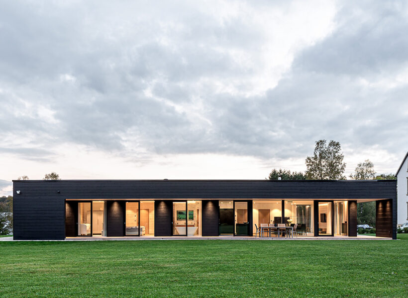 Maison bois moderne en Allemagne