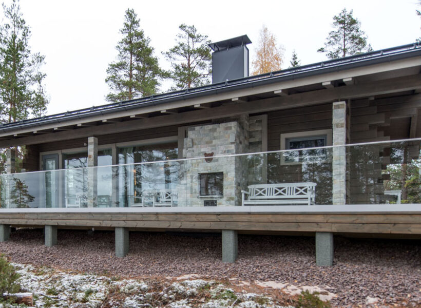 Maison bois massif Mountain Hut