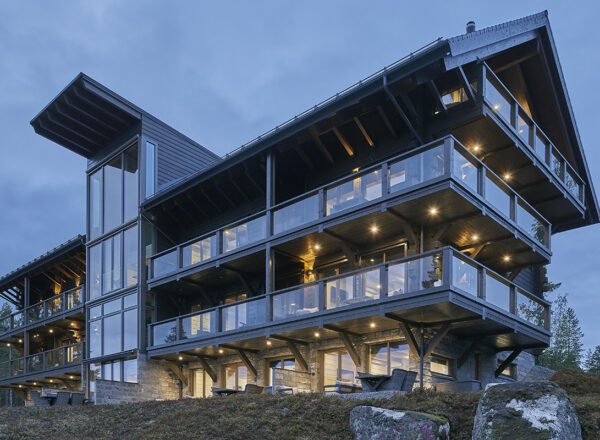 Hôtel Naava Chalet en bois massif en Finlande