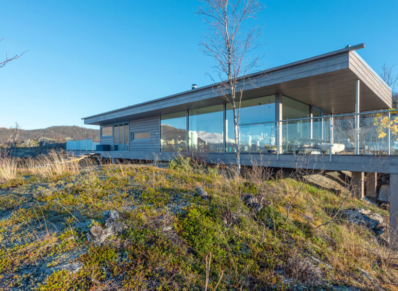 Maison bois massif en Norvège