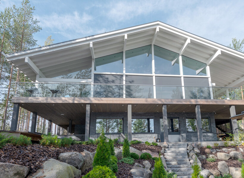 Maison moderne Polar 278 en bois massif en Finlande