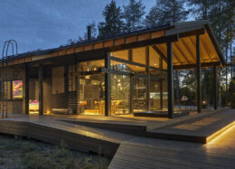 Maison moderne Polar en bois massif en Finlande