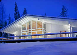 Polar Swan 225 - Maison en bois massif en Finlande
