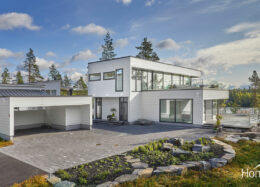 Maison moderne en bois massif, Villa Saimaanhelmi