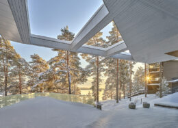 Maison bois massif hybride Wave en Finlande